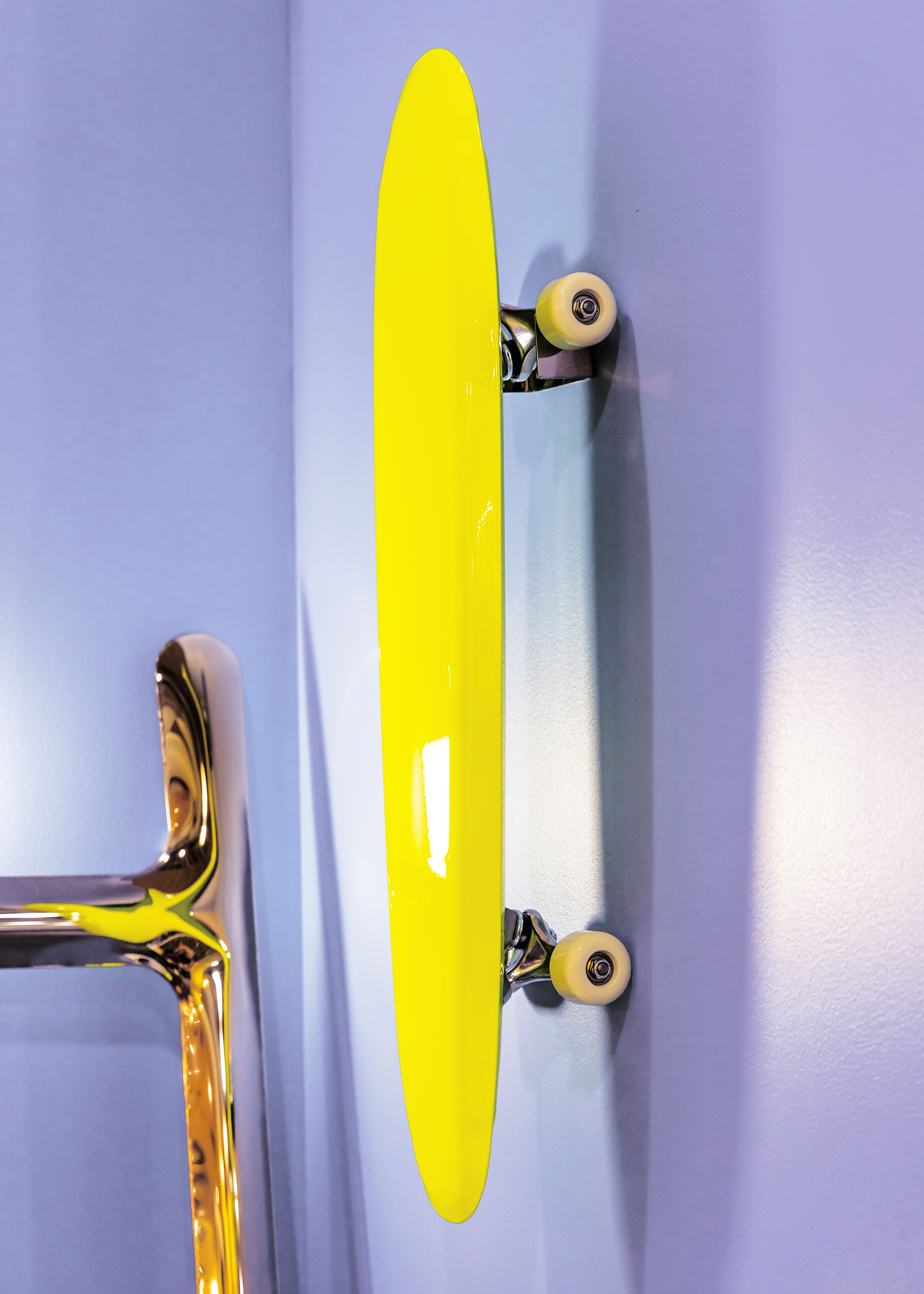 bolid zieta studio wall decoration yellow neon colour